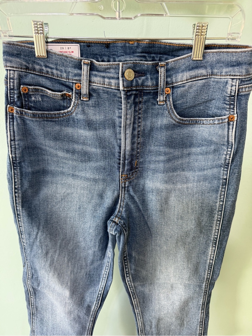 Gap Vintage Slim High Rise Size 29/8 - Picture 2 of 9